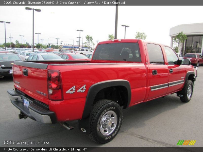 Victory Red / Dark Charcoal 2003 Chevrolet Silverado 2500HD LS Crew Cab 4x4