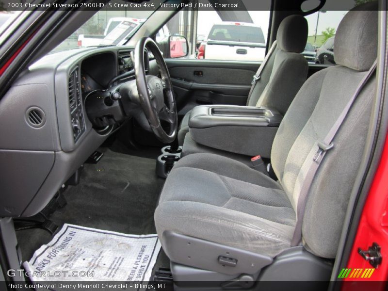 Victory Red / Dark Charcoal 2003 Chevrolet Silverado 2500HD LS Crew Cab 4x4