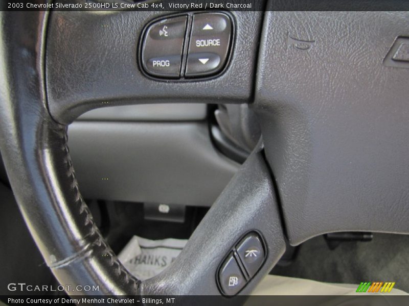 Victory Red / Dark Charcoal 2003 Chevrolet Silverado 2500HD LS Crew Cab 4x4