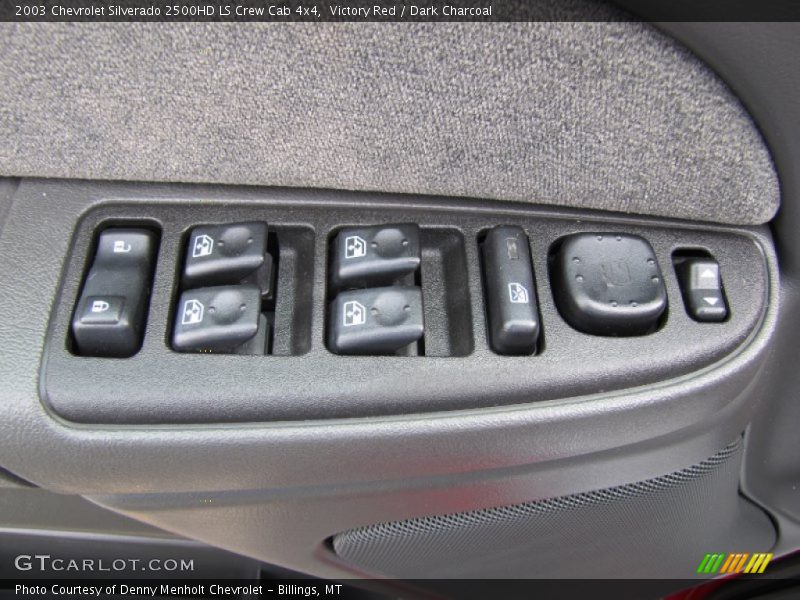 Victory Red / Dark Charcoal 2003 Chevrolet Silverado 2500HD LS Crew Cab 4x4
