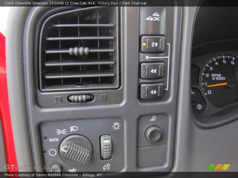 Victory Red / Dark Charcoal 2003 Chevrolet Silverado 2500HD LS Crew Cab 4x4