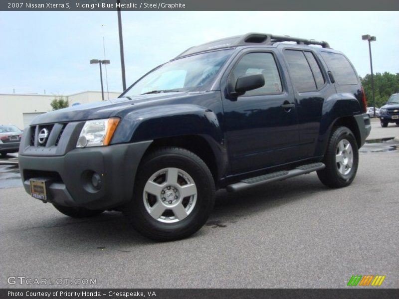 Midnight Blue Metallic / Steel/Graphite 2007 Nissan Xterra S