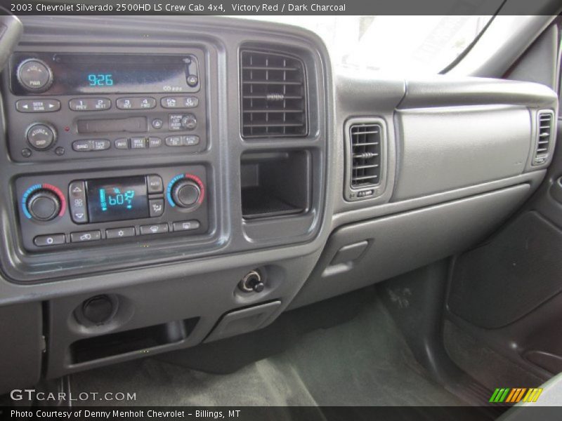 Victory Red / Dark Charcoal 2003 Chevrolet Silverado 2500HD LS Crew Cab 4x4