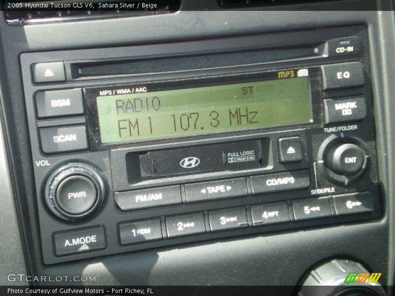Sahara Silver / Beige 2005 Hyundai Tucson GLS V6