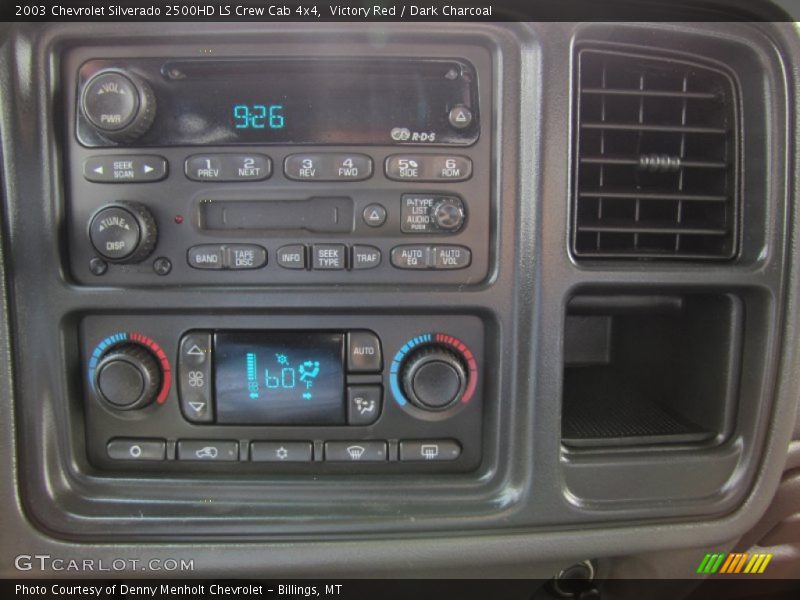 Victory Red / Dark Charcoal 2003 Chevrolet Silverado 2500HD LS Crew Cab 4x4