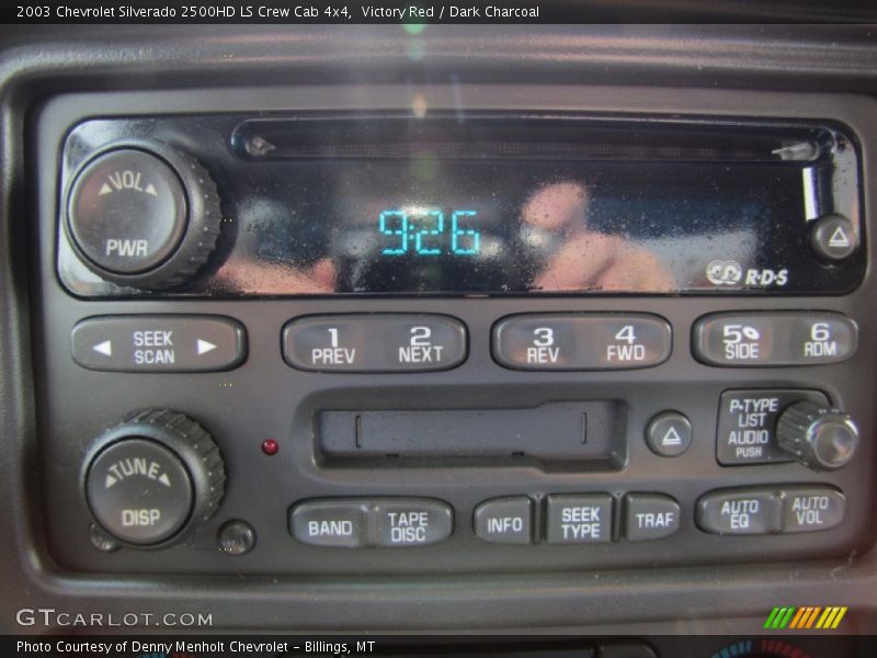 Victory Red / Dark Charcoal 2003 Chevrolet Silverado 2500HD LS Crew Cab 4x4