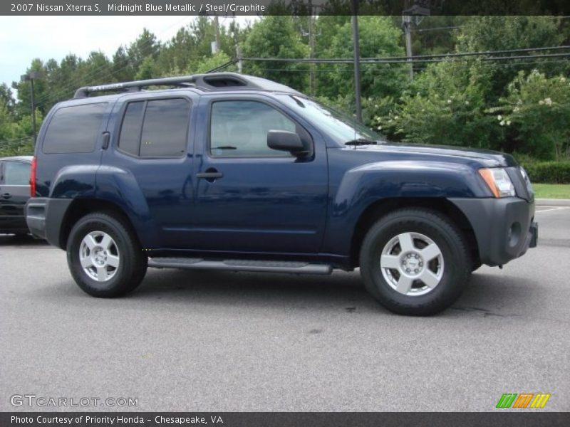 Midnight Blue Metallic / Steel/Graphite 2007 Nissan Xterra S