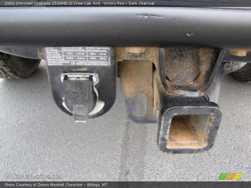 Victory Red / Dark Charcoal 2003 Chevrolet Silverado 2500HD LS Crew Cab 4x4