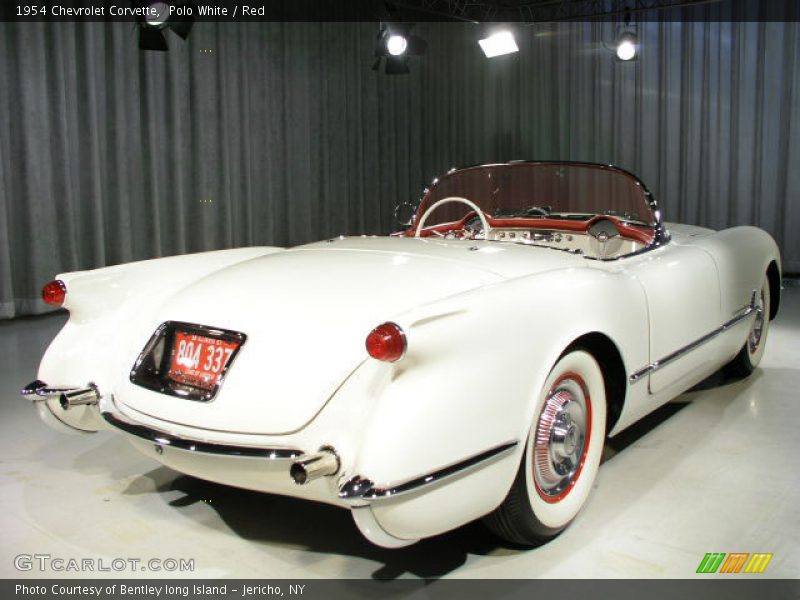 Polo White / Red 1954 Chevrolet Corvette