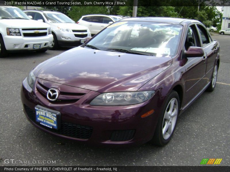 Dark Cherry Mica / Black 2007 Mazda MAZDA6 s Grand Touring Sedan