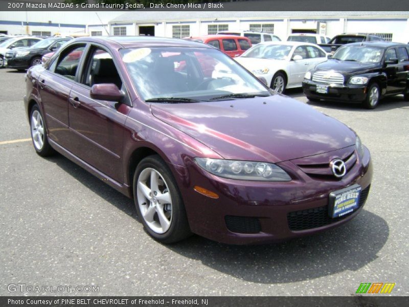 Dark Cherry Mica / Black 2007 Mazda MAZDA6 s Grand Touring Sedan