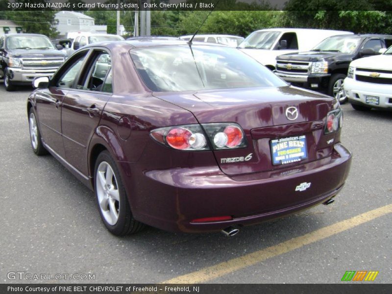 Dark Cherry Mica / Black 2007 Mazda MAZDA6 s Grand Touring Sedan