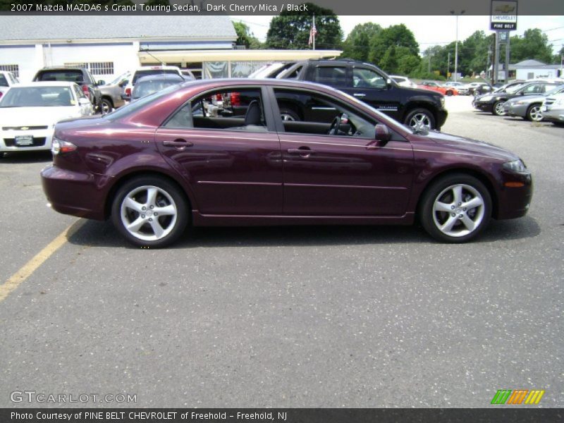 Dark Cherry Mica / Black 2007 Mazda MAZDA6 s Grand Touring Sedan