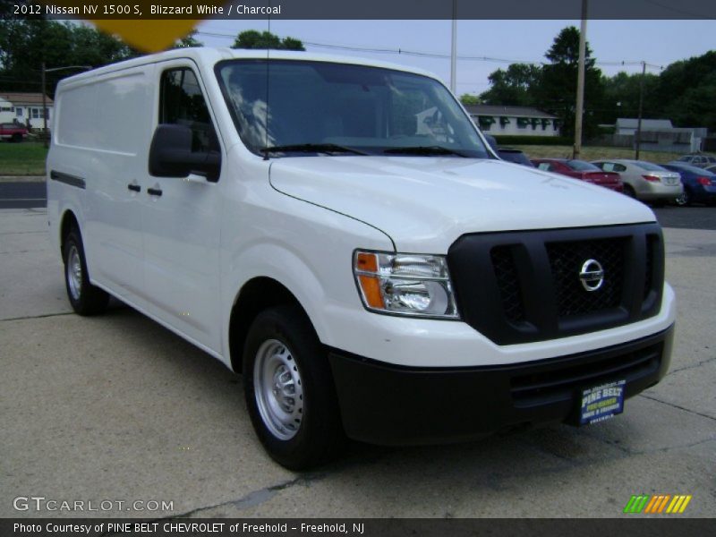 Blizzard White / Charcoal 2012 Nissan NV 1500 S