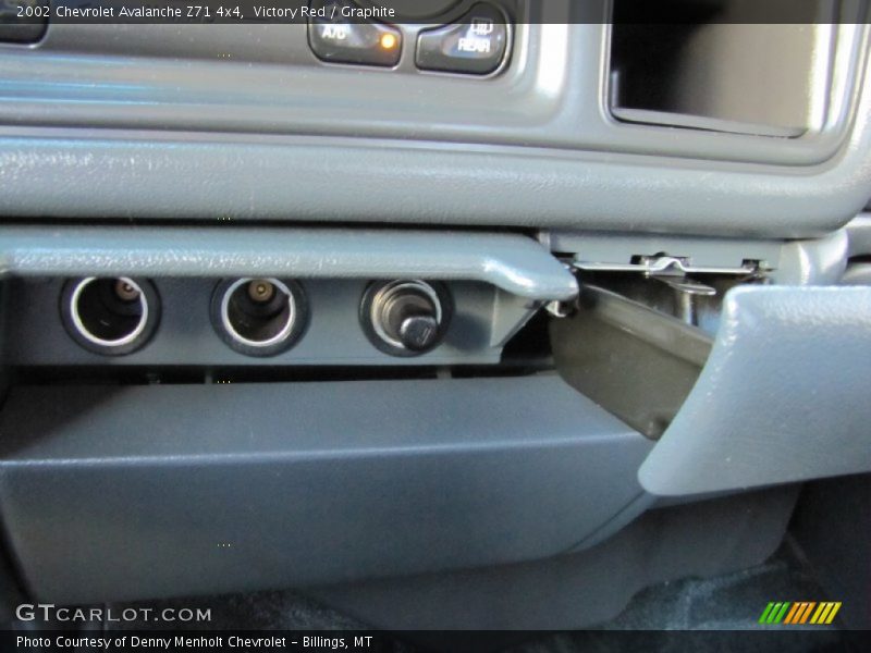 Victory Red / Graphite 2002 Chevrolet Avalanche Z71 4x4