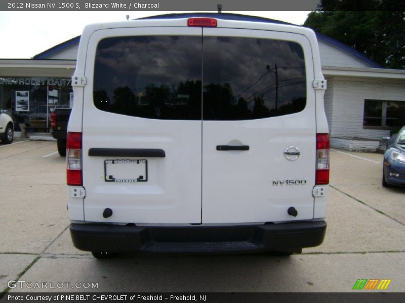 Blizzard White / Charcoal 2012 Nissan NV 1500 S