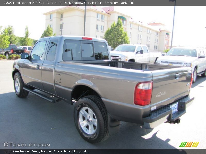 Dark Shadow Grey Metallic / Medium Dark Flint 2005 Ford Ranger XLT SuperCab 4x4