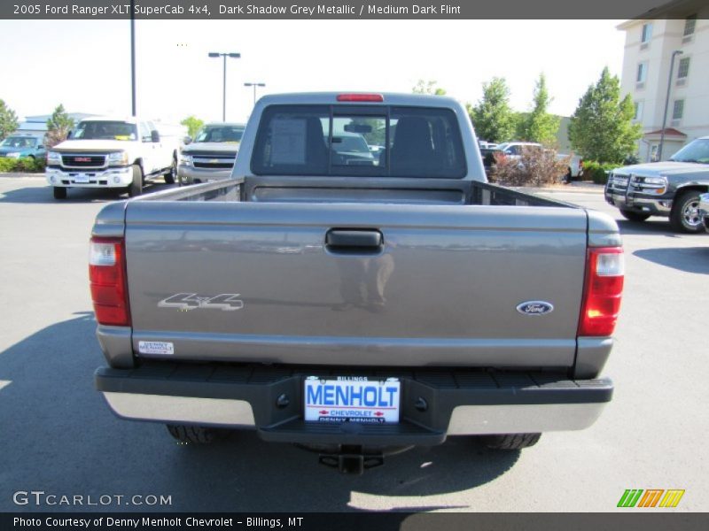 Dark Shadow Grey Metallic / Medium Dark Flint 2005 Ford Ranger XLT SuperCab 4x4