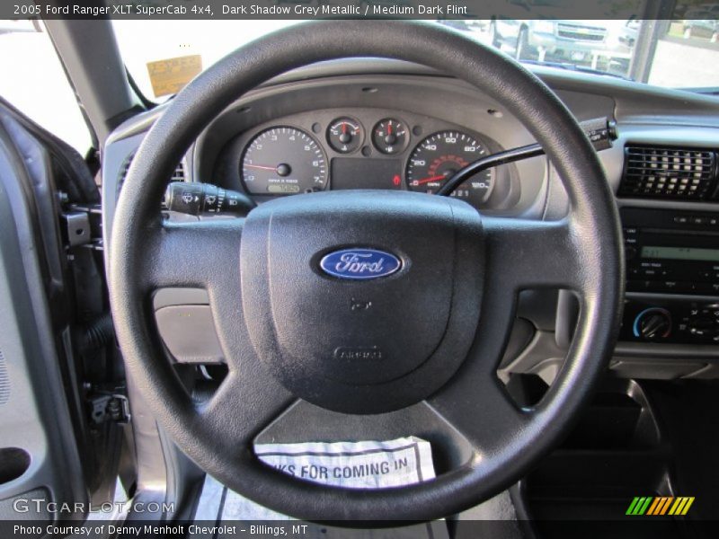 Dark Shadow Grey Metallic / Medium Dark Flint 2005 Ford Ranger XLT SuperCab 4x4