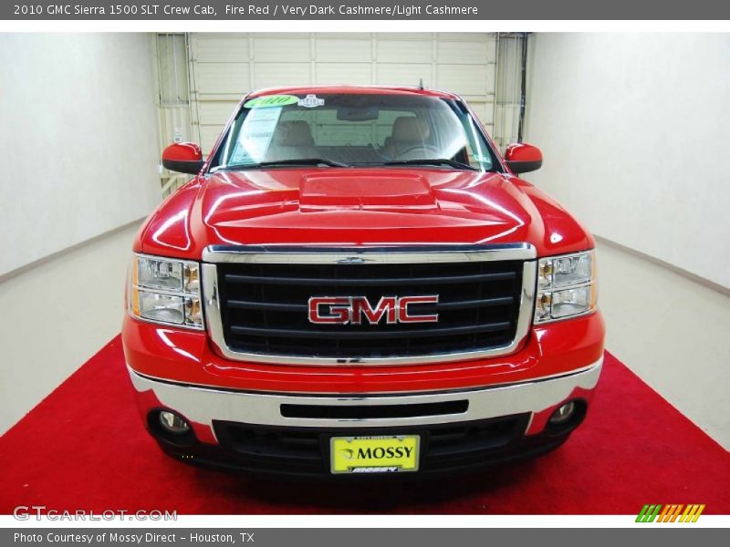Fire Red / Very Dark Cashmere/Light Cashmere 2010 GMC Sierra 1500 SLT Crew Cab