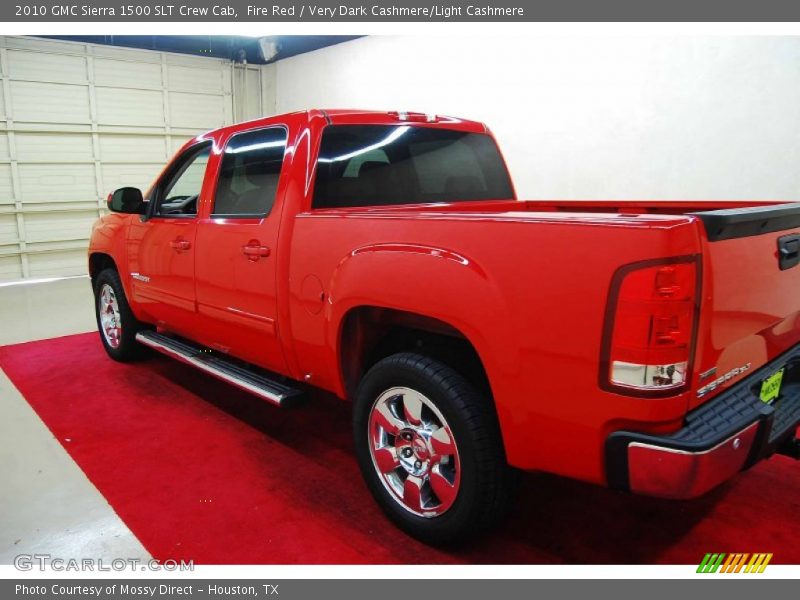 Fire Red / Very Dark Cashmere/Light Cashmere 2010 GMC Sierra 1500 SLT Crew Cab