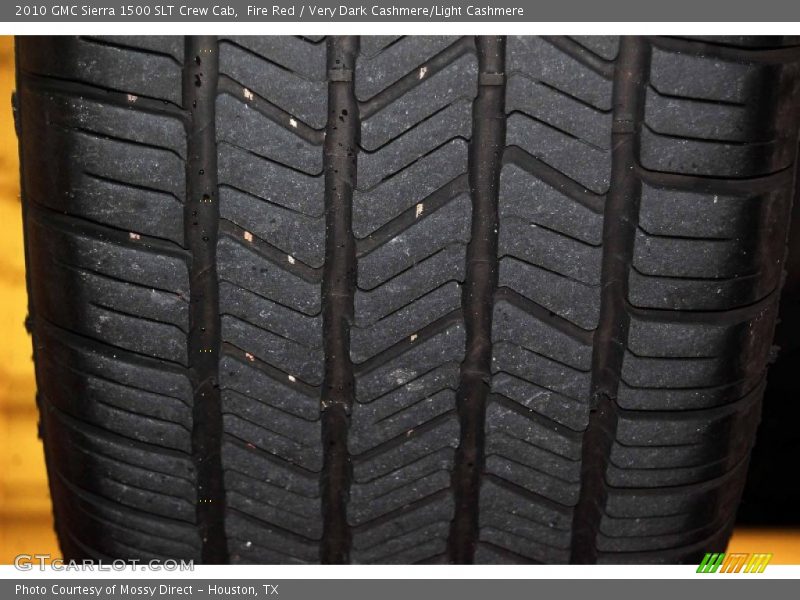 Fire Red / Very Dark Cashmere/Light Cashmere 2010 GMC Sierra 1500 SLT Crew Cab