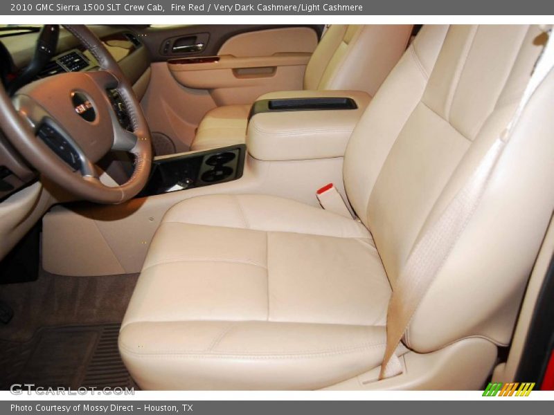 Fire Red / Very Dark Cashmere/Light Cashmere 2010 GMC Sierra 1500 SLT Crew Cab