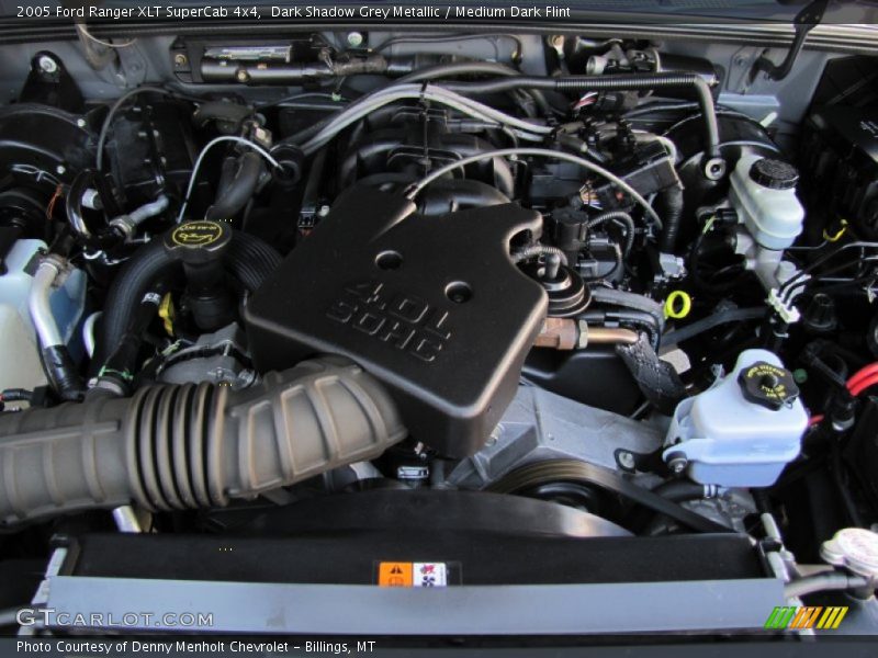 Dark Shadow Grey Metallic / Medium Dark Flint 2005 Ford Ranger XLT SuperCab 4x4