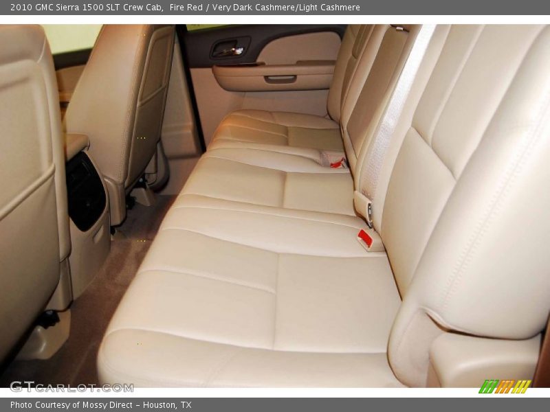 Fire Red / Very Dark Cashmere/Light Cashmere 2010 GMC Sierra 1500 SLT Crew Cab