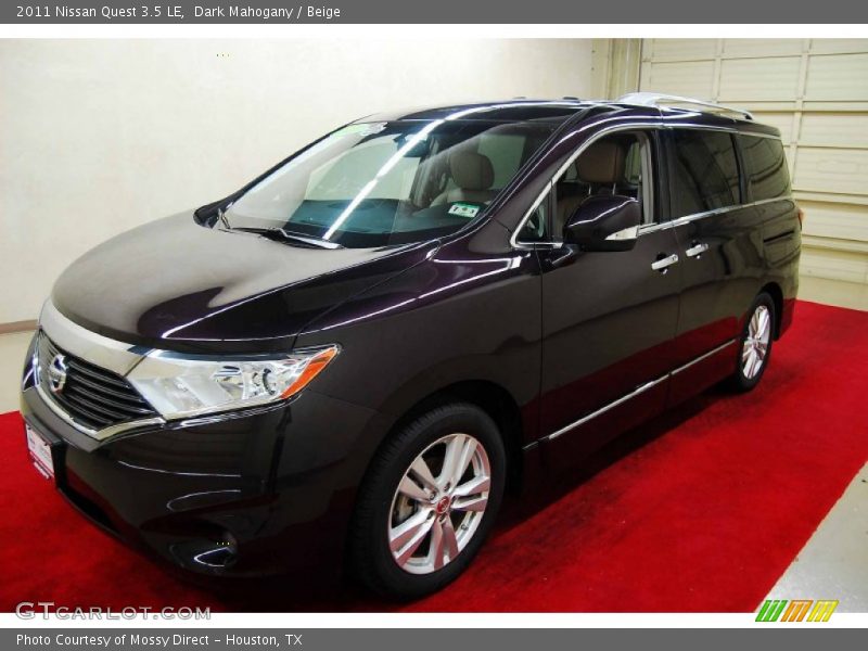 Dark Mahogany / Beige 2011 Nissan Quest 3.5 LE