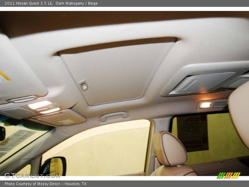 Dark Mahogany / Beige 2011 Nissan Quest 3.5 LE