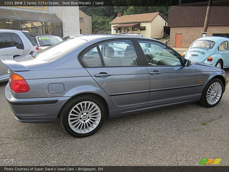 Steel Blue Metallic / Sand 2001 BMW 3 Series 325xi Sedan