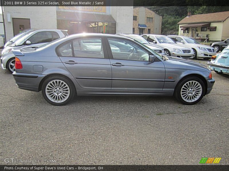 Steel Blue Metallic / Sand 2001 BMW 3 Series 325xi Sedan