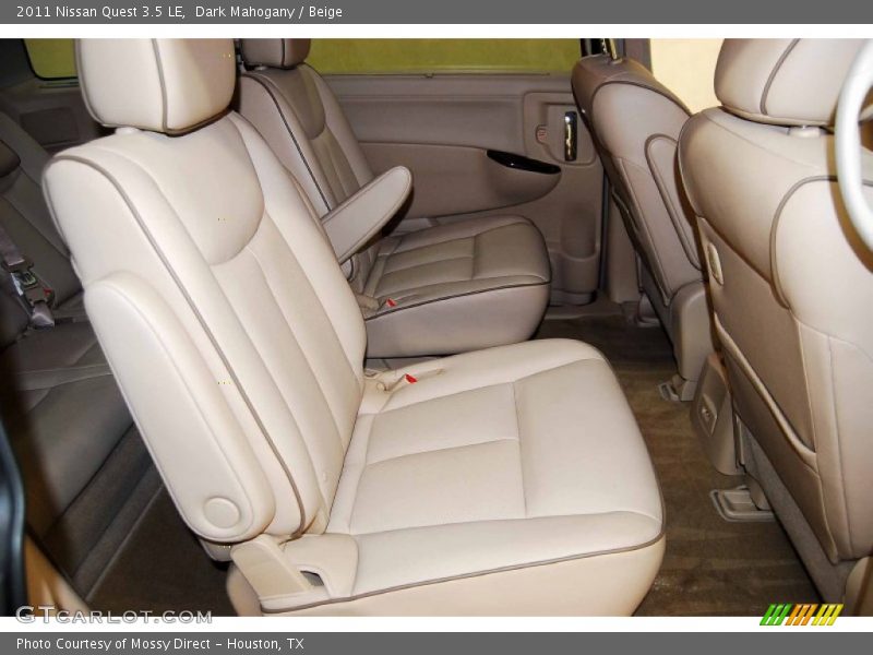 Dark Mahogany / Beige 2011 Nissan Quest 3.5 LE