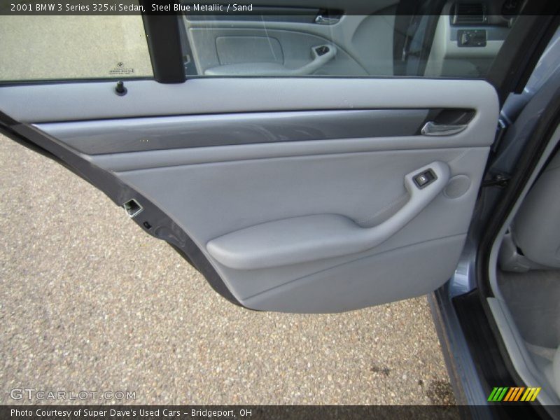 Steel Blue Metallic / Sand 2001 BMW 3 Series 325xi Sedan