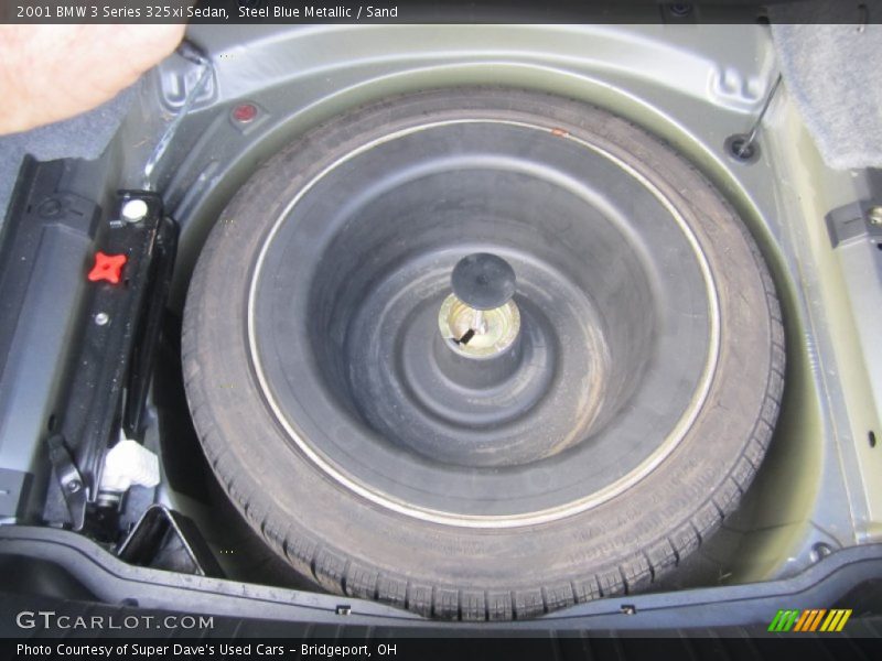 Steel Blue Metallic / Sand 2001 BMW 3 Series 325xi Sedan