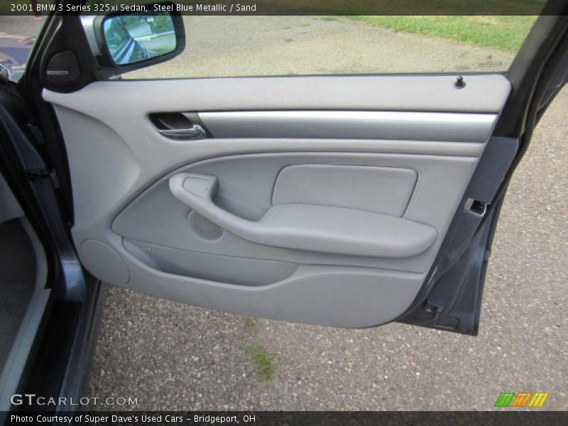 Steel Blue Metallic / Sand 2001 BMW 3 Series 325xi Sedan