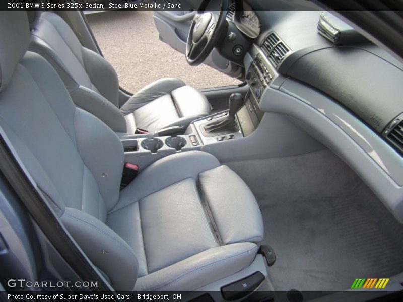 Steel Blue Metallic / Sand 2001 BMW 3 Series 325xi Sedan