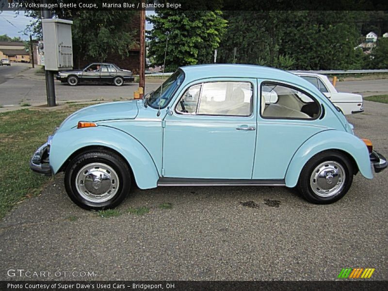  1974 Beetle Coupe Marina Blue