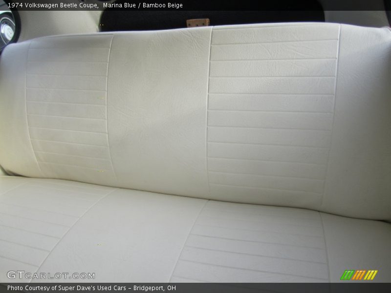 Marina Blue / Bamboo Beige 1974 Volkswagen Beetle Coupe