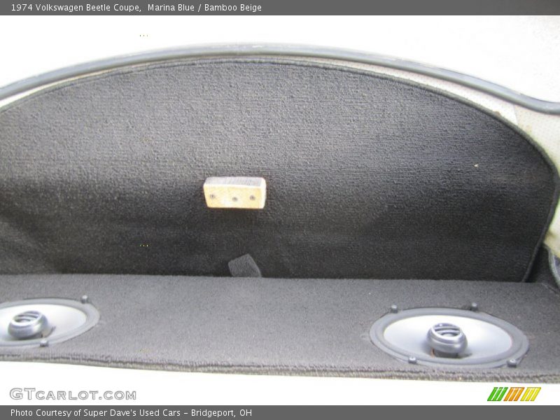 Marina Blue / Bamboo Beige 1974 Volkswagen Beetle Coupe