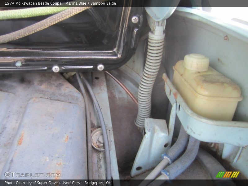 Marina Blue / Bamboo Beige 1974 Volkswagen Beetle Coupe