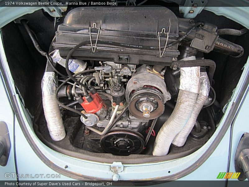  1974 Beetle Coupe Engine - 1915 cc Flat 4 Cylinder