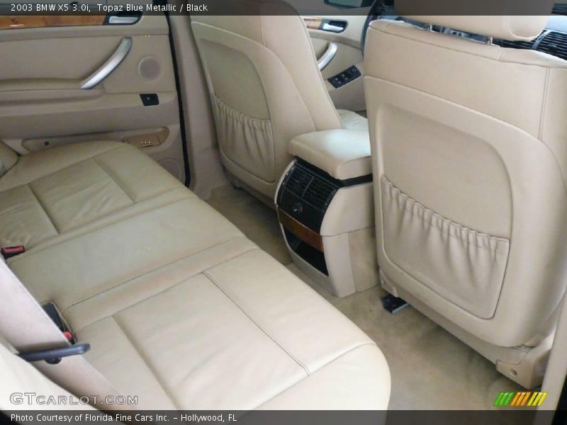 Topaz Blue Metallic / Black 2003 BMW X5 3.0i