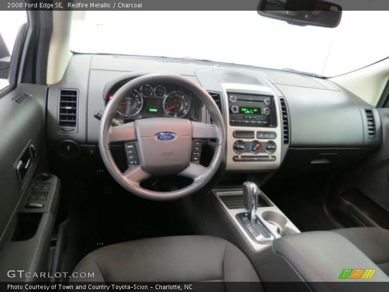 Redfire Metallic / Charcoal 2008 Ford Edge SE