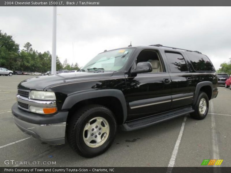 Black / Tan/Neutral 2004 Chevrolet Suburban 1500 LT