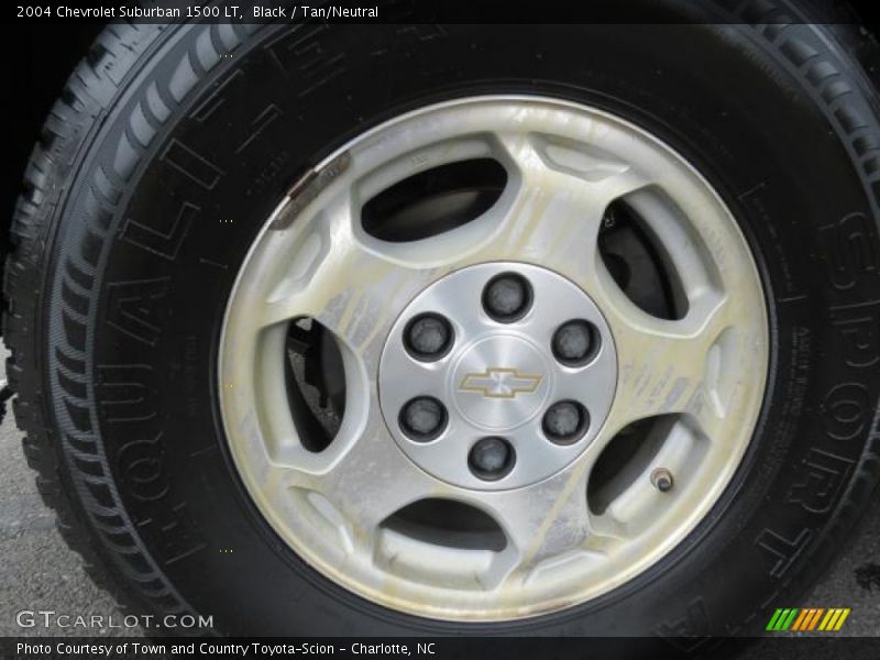 Black / Tan/Neutral 2004 Chevrolet Suburban 1500 LT