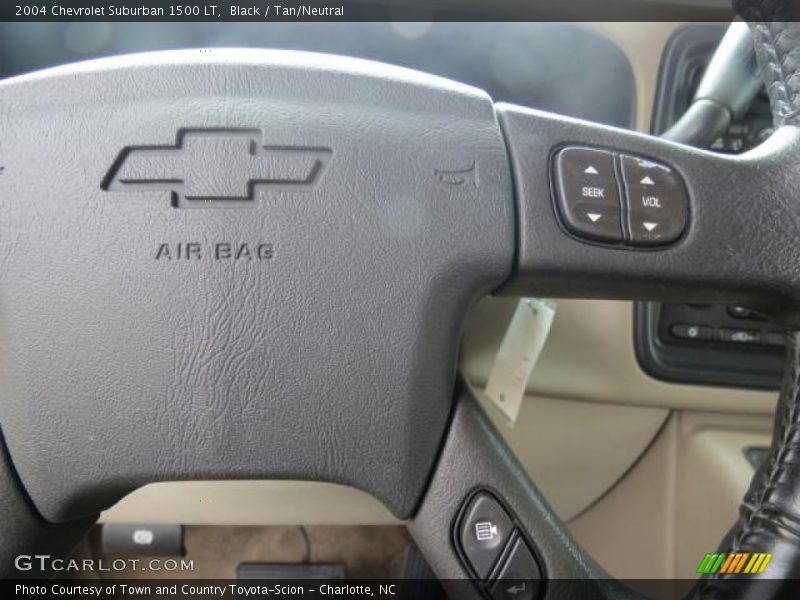Black / Tan/Neutral 2004 Chevrolet Suburban 1500 LT
