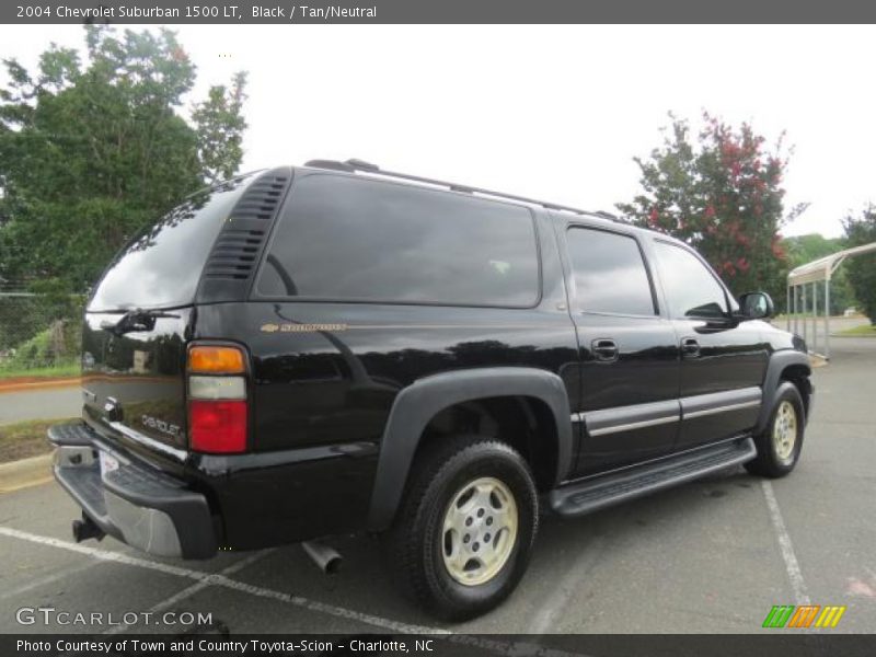 Black / Tan/Neutral 2004 Chevrolet Suburban 1500 LT