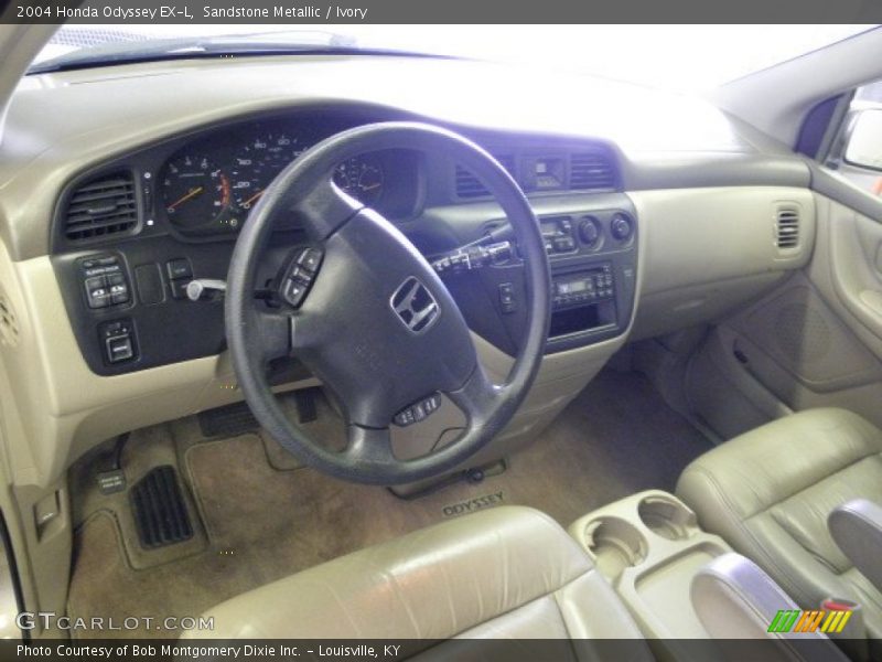Sandstone Metallic / Ivory 2004 Honda Odyssey EX-L